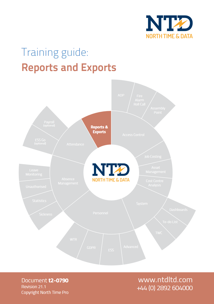 An introduction to North Time Pro reports, exports and dashboards