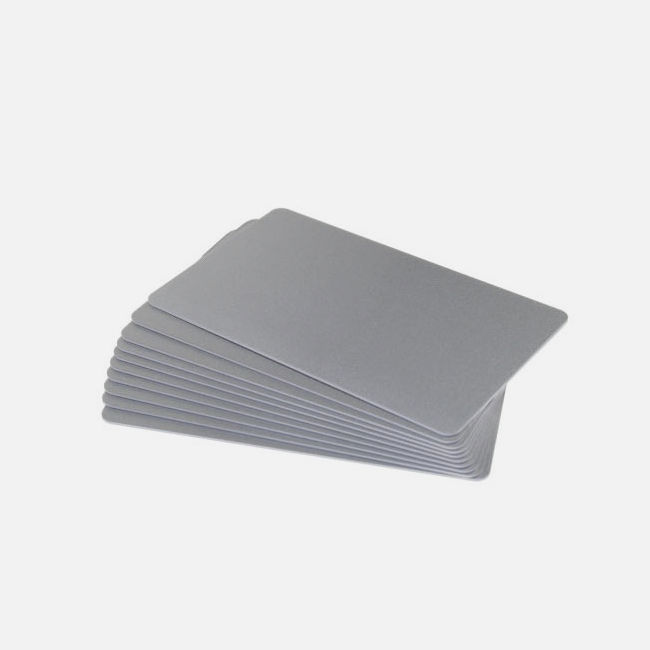 Silver Premium 760 Micron Cards